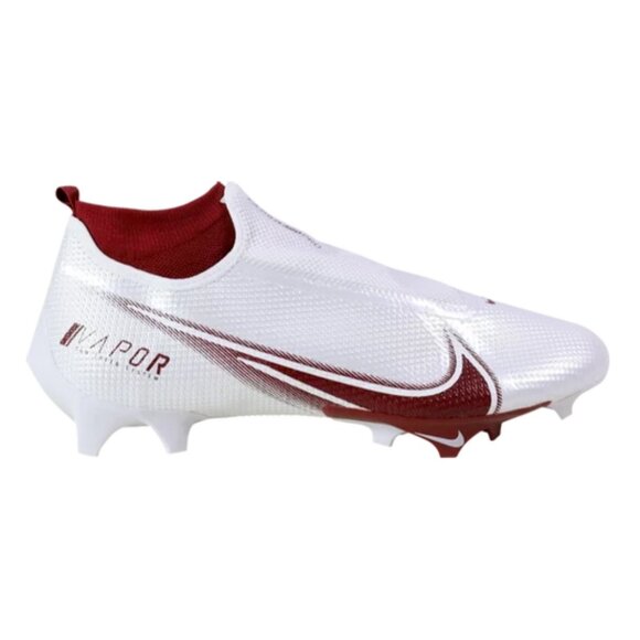 NIKE VAPOR EDGE PRO FOOTBALL WHITE/BURGUNDY MEN'S SIZE 12 NEW